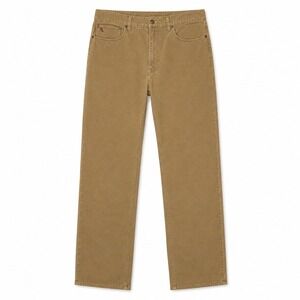Polo Ralph Lauren Authentic Dungarees Pants 32x32 Tan Y2K Preppy Workwear